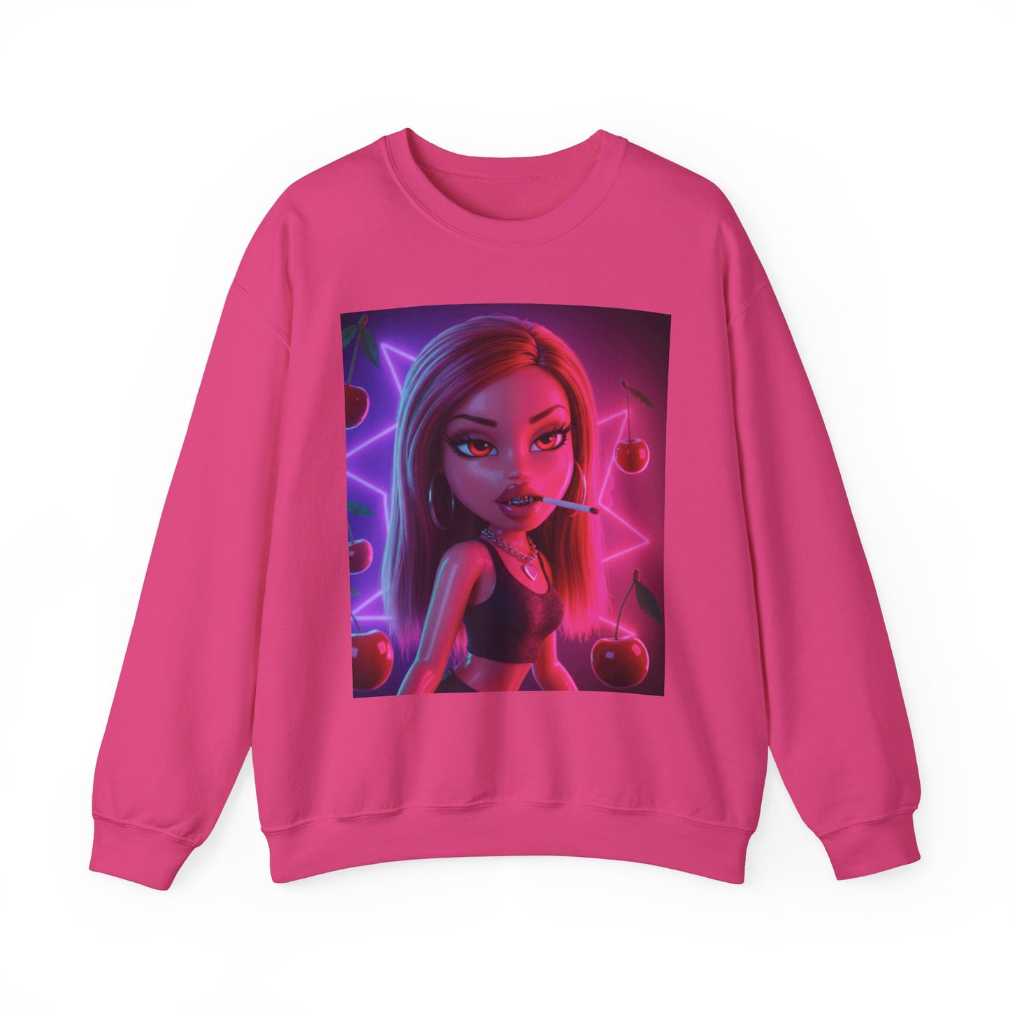 Baked Kisses Unisex Sweatshirt - Cute & Cozy Crewneck with Cherry Design